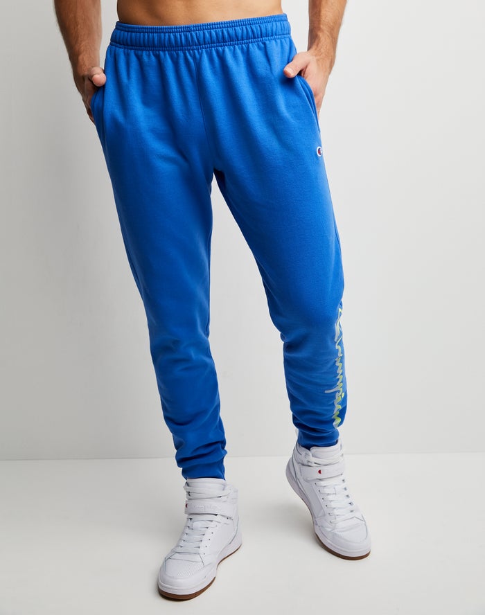 Jogger Champion Hombre - Powerblend Fleece Chasing Waves ( Azules ) 8951607-EA